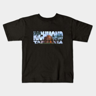 RICHMOND - St John Church Tasmania Australia Kids T-Shirt